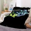1Pc Monster Inc Creatures Flannel Blanket, Soft And Comfortable, Casual Warm, Camping Travel, Christmas, Halloween Xmas Gift S1248