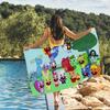 Cartoon Happy Tree Friends Towel Quick Drying Beach Towels Are Suitable For Swimming Pools Camping Yoga And The Gym
