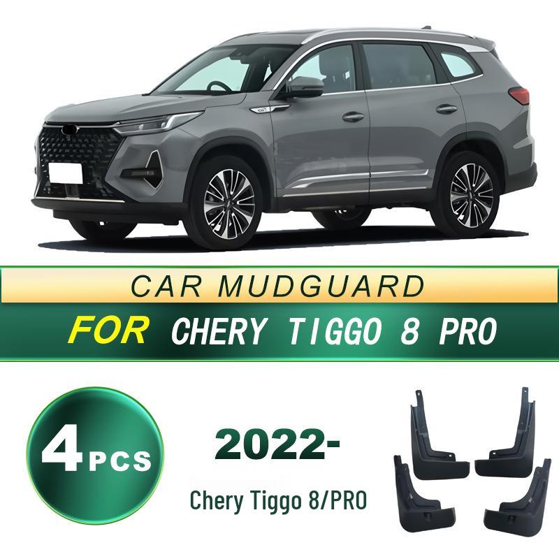Tire Mud Flaps Soft Rubber for 2022 Chery Tiggo 8/PRO - Upgrade & Modify Accessories