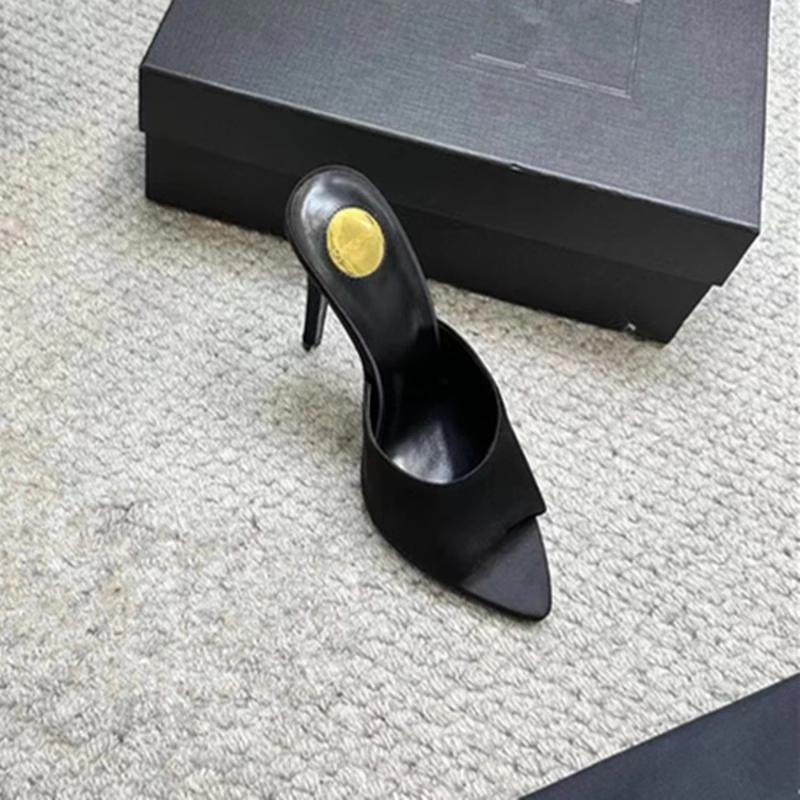 

Модные туфли-лодочки на высоком каблуке с леопардовым принтом Весна/Лето 2025, женские туфли на тонком каблуке, босоножки с открытым носком и вырезом рыбий рот , мюли 40 чёрный