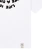GRAVER [Unisex] Big Reverse Lettering Short Sleeve T-Shirt_3 Colors