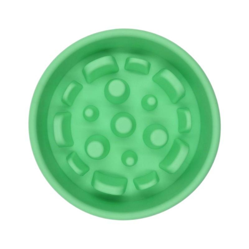 Silicone Anti-Tip Slow Feeder Dog Bowl
