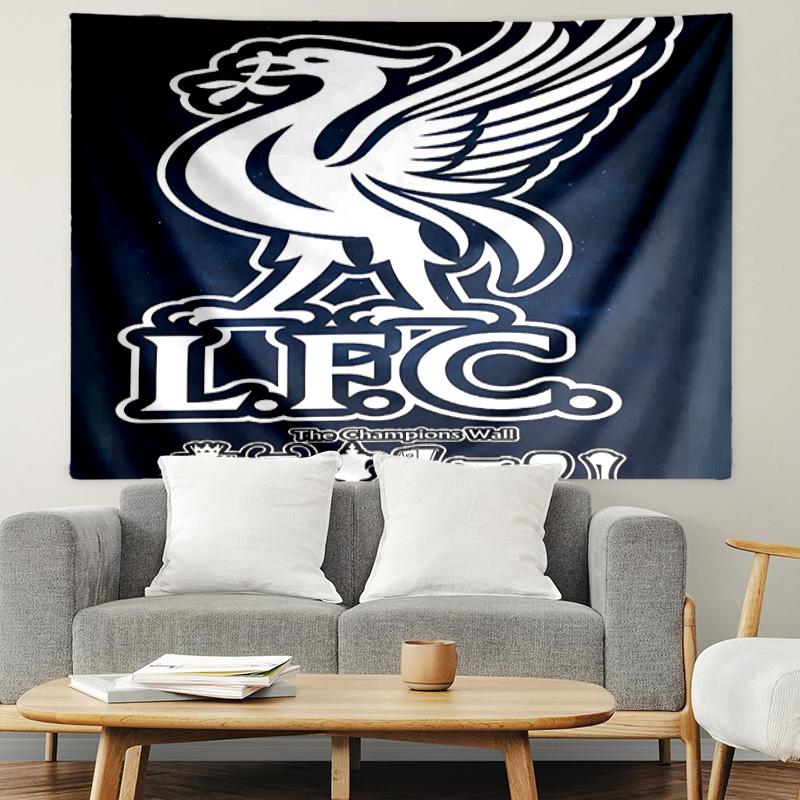 Liverpool F.C Print Tapestry, Lightweight Wall Hanging, for Bedroom, Dorm, Living Room, Home Art Decor - Birthday Christmas Gift for Friends