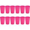 Colorful Plastic Cups Unbreakable Drinkware Lightweight Drinking Cups