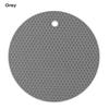 17.5cm Simple Cans Honeycomb Pad Coffee Cup Coaster Round Silicone Table Mat Extra Thick Placemat Creative Kitchen Pot Holder