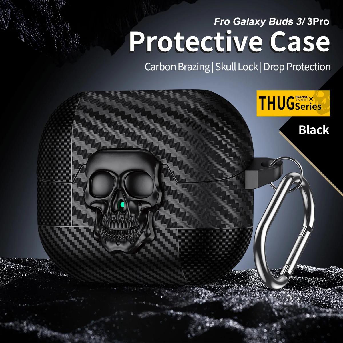 Nieuwe Roterende Lock Gesp Oortelefoon Beschermhoes Voor Samsung Galaxy Buds3 / Buds 3 Pro / Buds3 FE Hoes Beschermhoes Galaxy Buds 3 Pro