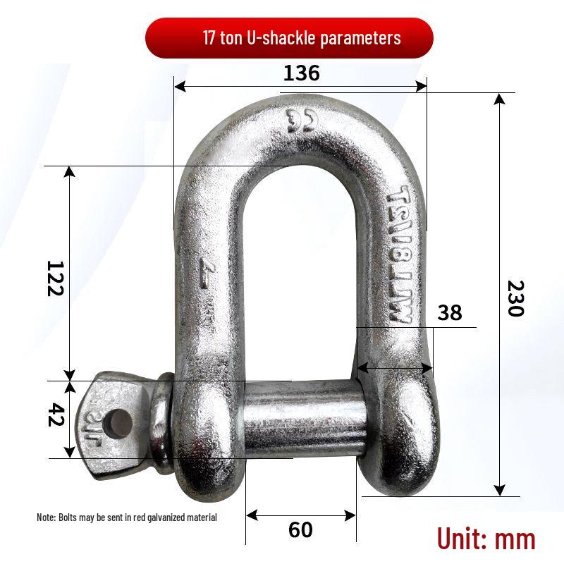 American Bow-Shaped Heavy-Duty Shackle Ring Lock