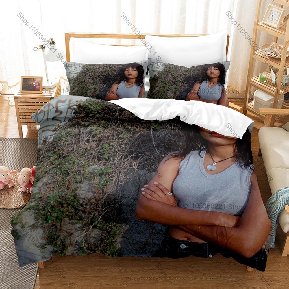 Hope Tala Bedding Set Duvet Cover + 2 Pillowcases Hope Handwritten Album Cover Indie Soul R&B Bedroom Decor