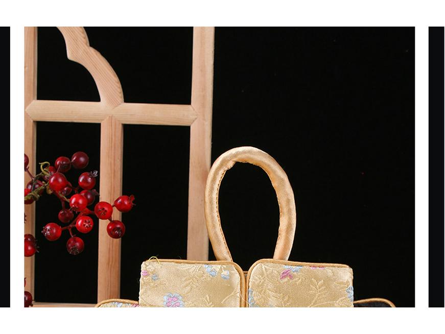 Nanjing Brocade Silk Clutch: Chinese Style Qipao Hanfu Makeup Bag, Coin & Card Holder, Key Pouch