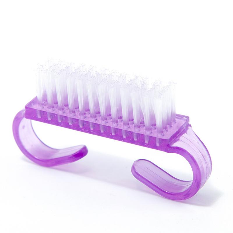 Kunststoff Nagelbürsten Mischfarbe Nagel Hand Schrubben Reinigungsbürste Staubentferner Nagelkunst Maniküre Weiche Entferner Werkzeuge