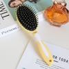 Elastic Air Cushion Paddle Comb: Ideal for Straight or Curly Hair Styling
