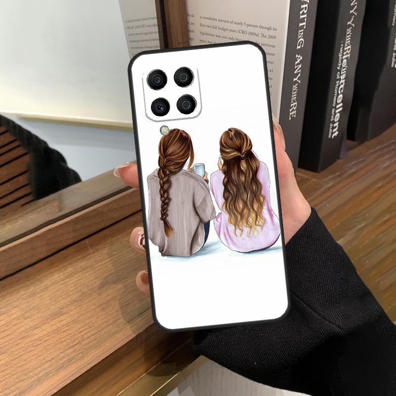 Best Friends BFF Matching Case For Samsung Galaxy M13 M53 M51 M31 M11 M14 M34 M54 M12 M32 M52 M16 M36 M56 M15 M35 M55