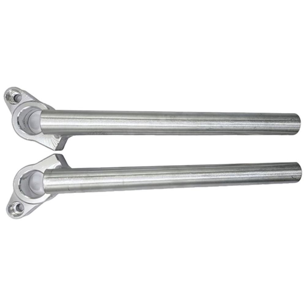 DIY Umbau Motorradlenker Silber für NAKED Lenker Langlebige Modifizierte Lenker Outdoor