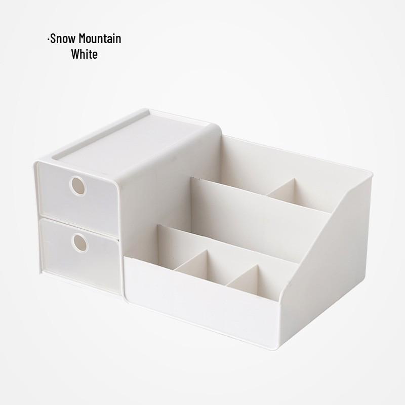 Nordic Desktop Drawer Organizer: Plastic Cosmetic & Jewelry Storage Box