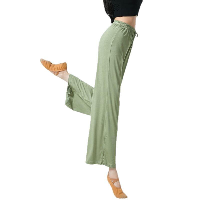 Modal Cloud High Waist Wide Leg Tanz- & Yogahose - Elastischer Drapierfall für Moderne & Klassische Stile