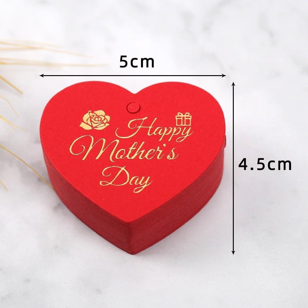 100pcs Hanging Decoration Mother Day Tags Hand Gift Hanging Tag  Festive & Party Supplies