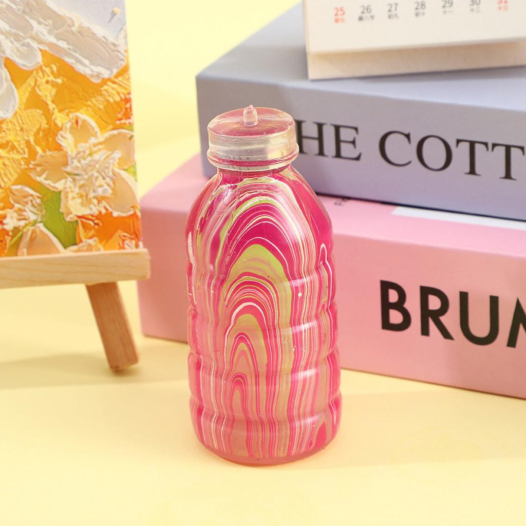 Marbled Bottle Toy, Soft Stress Relief Toy For Kids & Adults