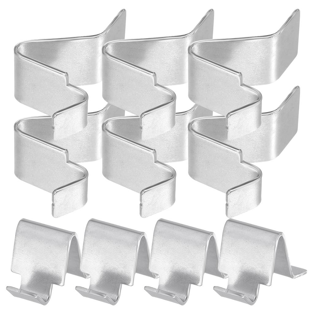 10pcs Heavy Duty Metal Cabinet Shelf Clips Durable Metal File Cabinet Shelf Clips Shelving Supports Cabinet Partition board snap