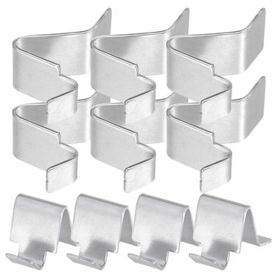 10pcs Heavy Duty Metal Cabinet Shelf Clips Durable Metal File Cabinet Shelf Clips Shelving Supports Cabinet Partition Board Snap