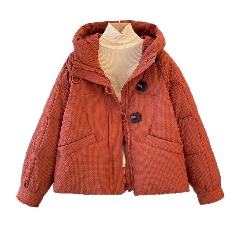 2025 Winter New Down Cotton-padded Clothes Women's Short Foreign Style Korean Version Loose Cotton-padded Clothes Small Thickened Cotton-padded Jacket