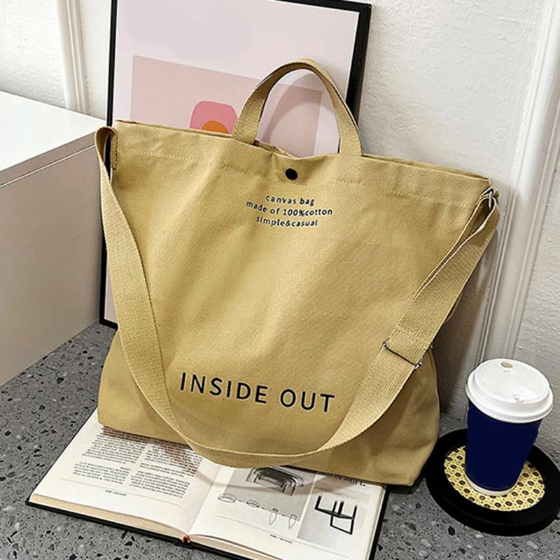Large Capacity Canvas Bag Women s Handbag Casual Stylish Minimalist Convenient Portable Female s Diagonal Cross Tote Bags Ladies