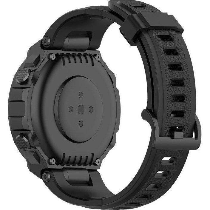 Correa de Silicona para Amazfit T-Rex/T-Rex PRO, Negra