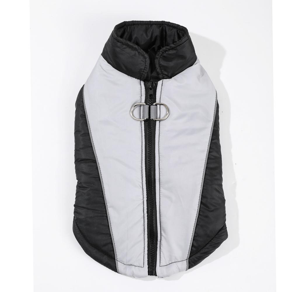Winter Small Dog Clothes Reflection Puppy Vest Jacket Prevention Cold Warm D-Ring Pug Coat Waterproof Autumn Padded Pet Overalls