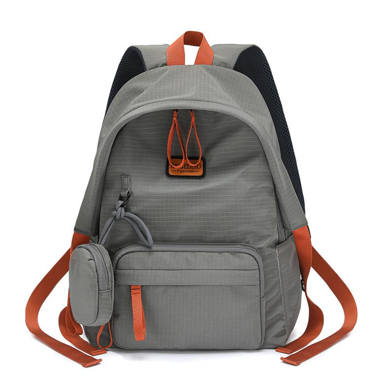 Women's Large Capacity Backpack Nylon Student Schoolbag Outdoor Travel Backpack