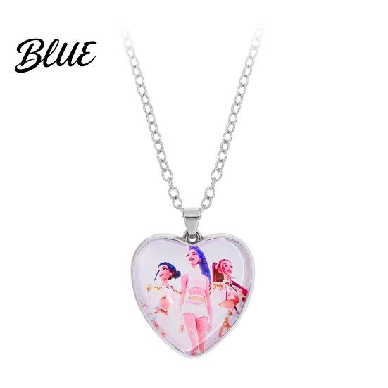 Heart Necklace Korea Pop Pendant Anime Movie Hunters Design Jewelry