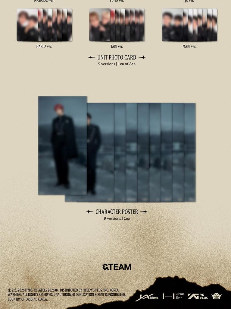 &TEAM 3rd EP 'We On Fire' SOLO EDITION