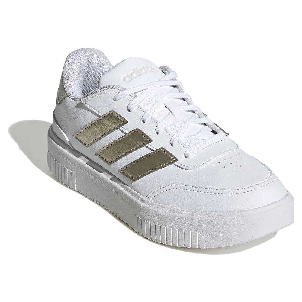 Adidas courtblock bold sneakers breathable white