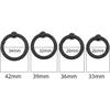 4PCS Silicone Cock Rings Set for Men Enhances Stamina Waterproof Multiple Size Options
