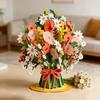 Pop-Up Vildblomma Alla Hjärtans Dag-kort 3D Pappersblomma Bukett Grattiskort Vikbar Romantiska Blomsterkort för Födelsedag Mors Dag Jubileum
