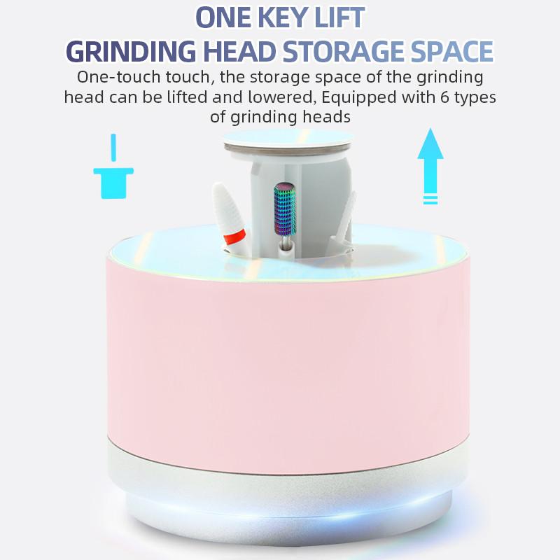 High Quality Brushless Nail Drill 80W 35000RPM Manicure Machine Professional Electric Nail Sander 0 Noise Nail Cutter for Salon