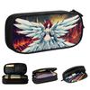 Erza Scarlet Pencil Case Fashion Fairy Tail?Anime Pen Holder Bags for Student Big Capacity Students School Gifts Pencilcases