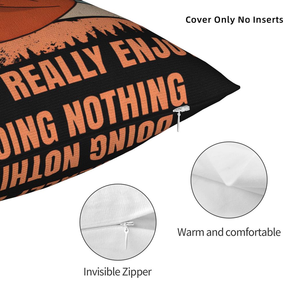 Decorative Pillowcase I'm Not Lazy I Just Really Enjoy Doing Nothing Sofa Throw Pillow Case Cover Square Multiple Sizes