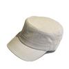 New European and American Style Solid Color Casual Flat Top Hat Simple Fan Washed Cloth Men's Hat Four Seasons Fashionable Breathable Men's Hat
