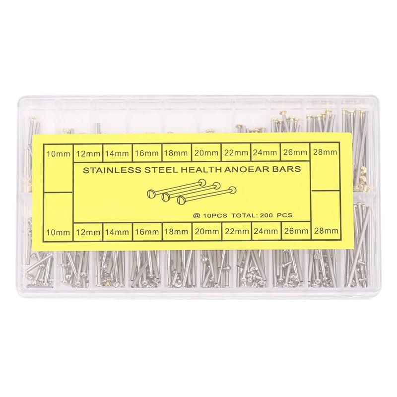 4 Box Watch Repair Tools Set Watch Strap Screws Assortment Tube Friction Pin Clasps Straps Bracelets Rivet Ends 10-28Mm-B61B