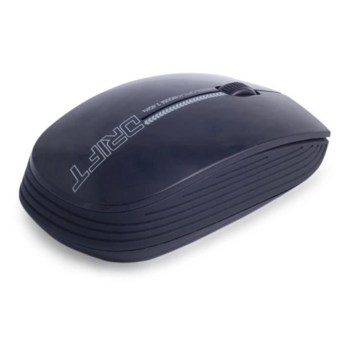 Wireless Mouse - ADVANCE - S-190BK - Optical - 3 Buttons - 1600 DPI - Black