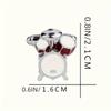 2pcs Unique Drum-Shaped Cufflinks for Men - Stylish Alloy Accessory, Perfect Gift Idea, Drum Accessories