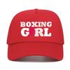 Boxing Girl Player Silhouette Sport Gift hat Unisex Style Baseball Cap Women Visor Hat mesh breathable Snapback hats