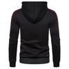 Men's Hooded Sweatshirt, Contrasting Color Sweatshirt, Sports  Zipper Casual Jacket