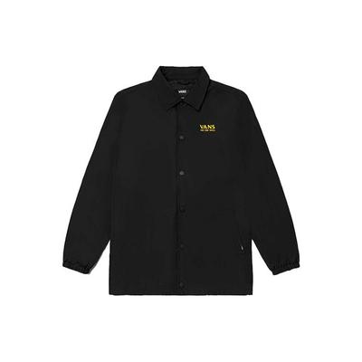 Solid Color Single-Breasted Collar Jacket Men Jackets Black VN0A5H9EBLK