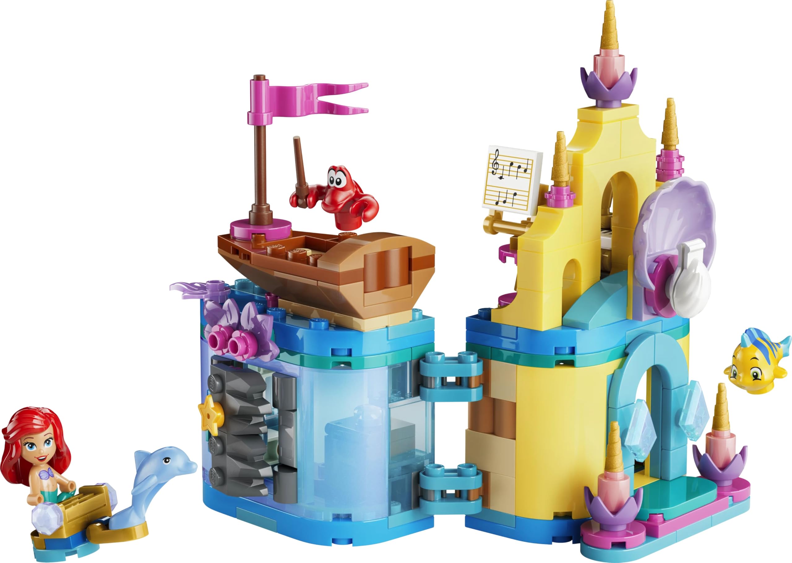 

LEGO Disney Princess Ariel s Magical Mini Palace, a great birthday gift for girls and boys ages 5, 6, 7, and 8. This educational toy is perfect for de