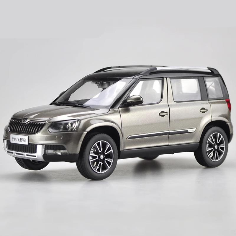 AAABW1 1:18 SKODA Yeti SUV Alloy Car Model Diecast Metal City Off-road Vehicles Car Model High Simulation Collection Childrens Toy Gift