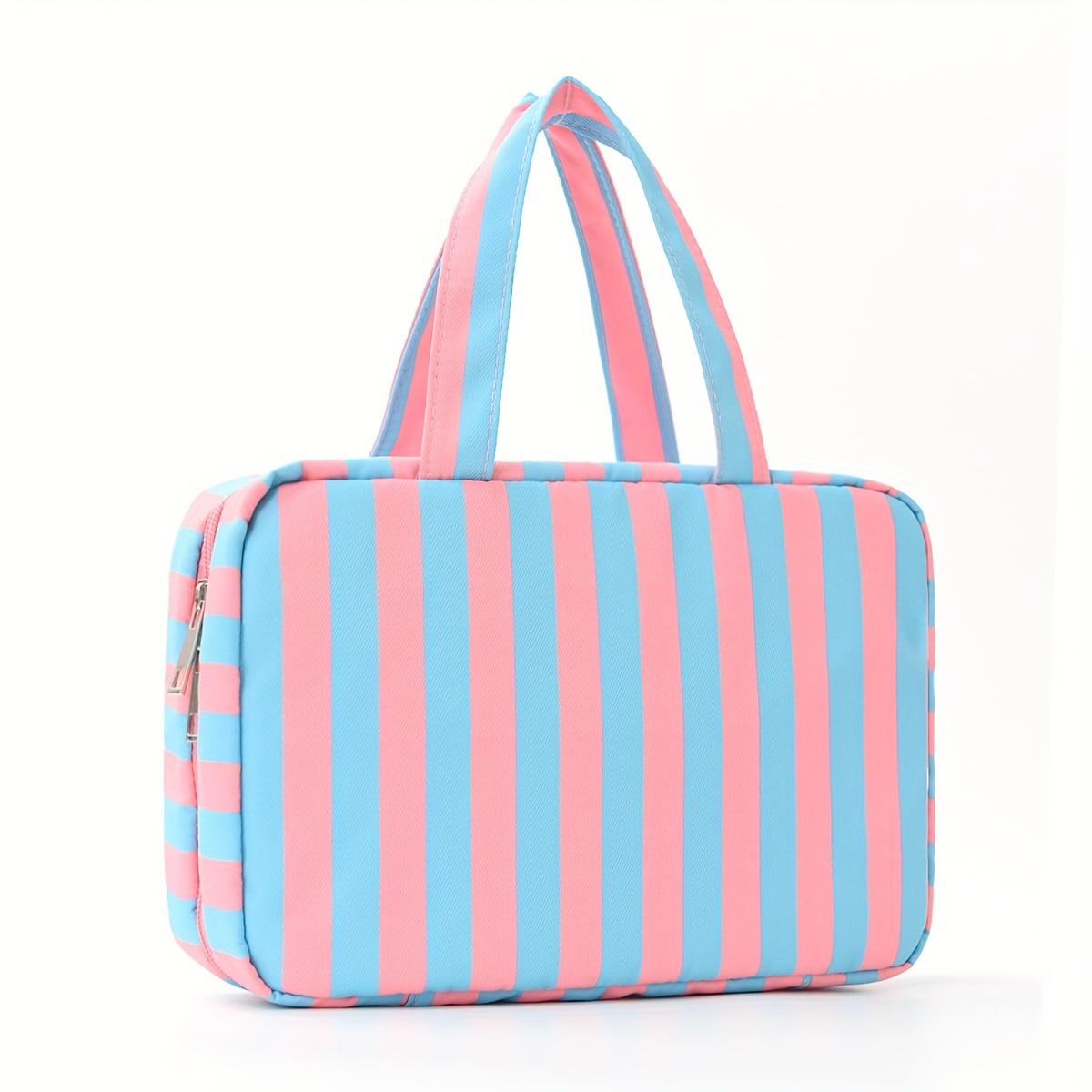 

1pc Large Capacity Elegant Travel Cosmetic Bag Suitable for & - Polyester Storage, Spacious for Business Trip, Daily Use, Gift