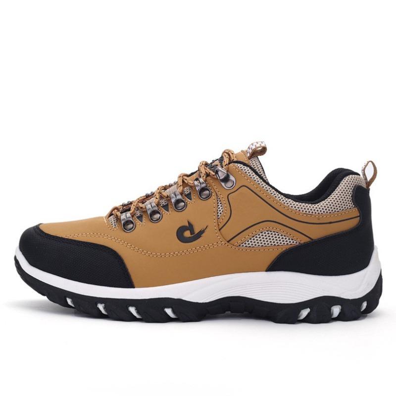 Men Is Hiking Shoes Waterproof Leather Outdoor PU Shoes Wear resistant Men Trekking Walking Hunting Tactical Sneakers Shoes