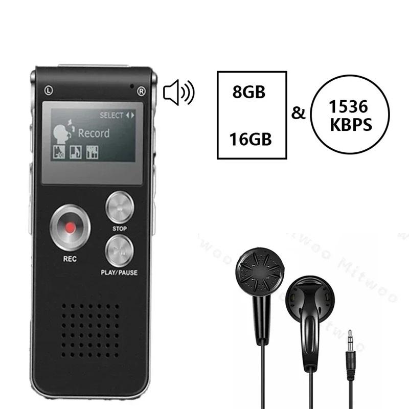Mini Activated Voice Recorder 8GB-32G U-disk USB Flash Drive  Audio Sound Dictaphone LoudSpeaker External Microphone MP3 Player
