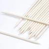 100Pcs 7.5Cm Wood Sticks For Manicure - Dual Tip Cuticle & Nail Plates Remover For Salon And Home Use