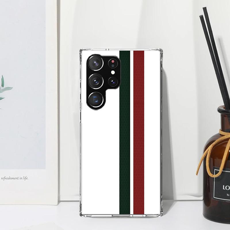 Luxury Sports Line Cool Stripes Phone Case For Samsung Galaxy S26 S25 Edge S24 FE S23 S22 Ultra S21 Plus S20 + Art Fundas Back C